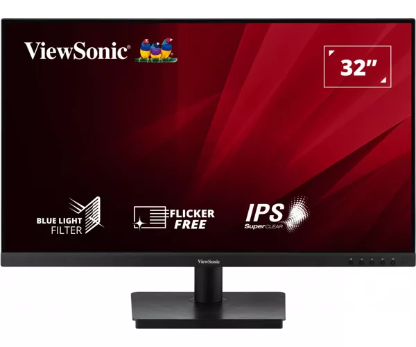 Viewsonic VA VA3209-2K-MHD monitori 81,3 cm (32) 2560 x 1440 pikseļi Quad HD Melns