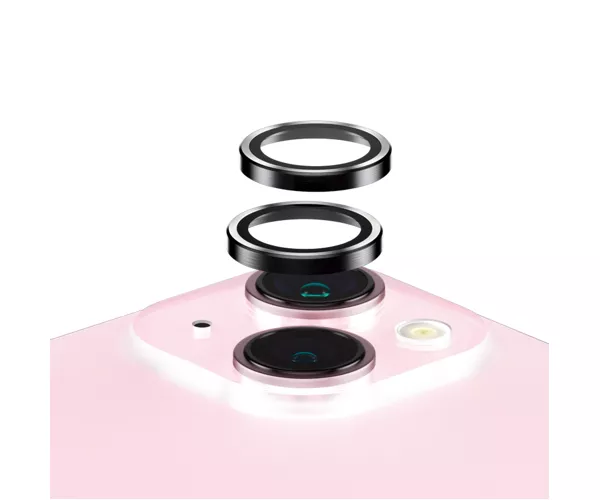 PanzerGlass Hoops Camera Lens Protector iPhone 15 | 15 Plus | Black