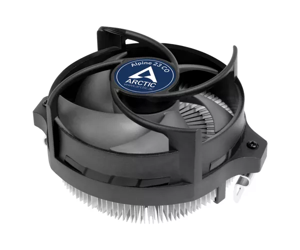 ARCTIC Alpine 23 CO Procesors Gaisa dzesētājs 9 cm Alumīnijs, Melns 1 pcs