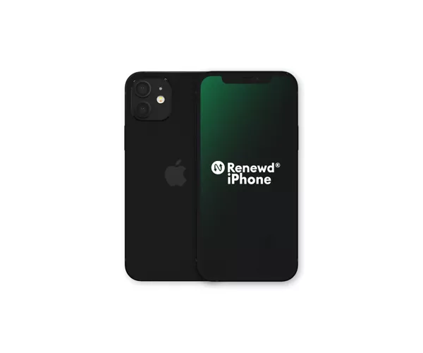 Renewd iPhone 12 Melna 64GB
