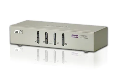 4-Port USB VGA KVM with Audio (KVM Cables included)