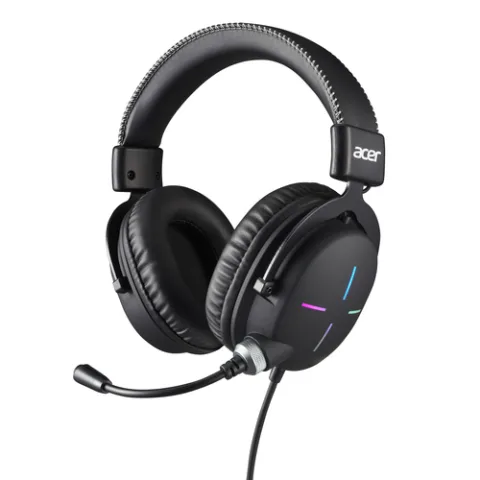 Acer Nitro Gaming Headset II NHW200, 50mm Driver, Omnidirectional Mic, Black