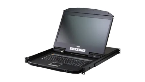 ATEN 1-Local/Remote Shared Access 8-Port USB HDMI Single Rail WideScreen, FHD