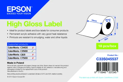 Epson High Gloss Label