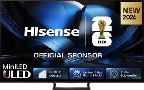 Hisense 55U7SE TV 139.7 cm (55") 4K Ultra HD Smart TV Wi-Fi Black, Grey