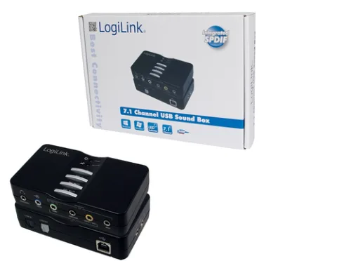 LogiLink USB Sound Box Dolby 7.1 8-Channel 7.1 channels