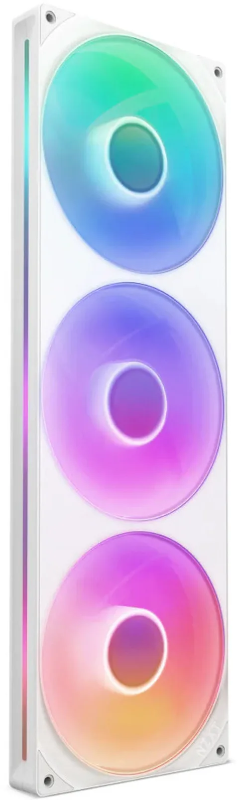Ventoinha NZXT F420 RGB Core Single-Frame Brancas - Tripla Ventoinha 140mm ( 420mm )
