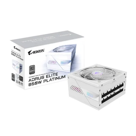 GIGABYTE AORUS ELITE P850W ICE Power Supply - PCIe 5.0, 80 PLUS