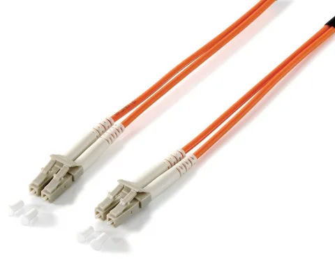 Equip LC/LС 50/125μm 5.0m InfiniBand un optiskās šķiedras kabelis 5 m Oranžs