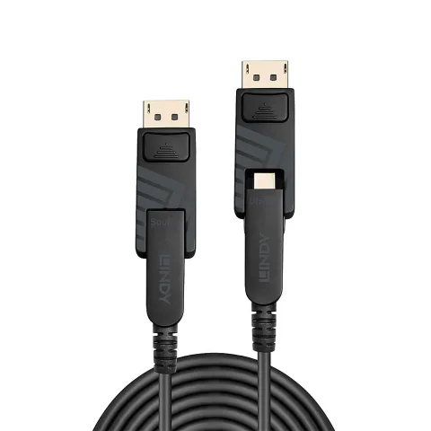 Lindy 38480 DisplayPort kabelis 10 m Mini DisplayPort Melns