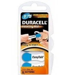 Duracell 1.4 V, zinc-air, 6 pack Vienreizējas lietošanas baterija Cinka-gaisa