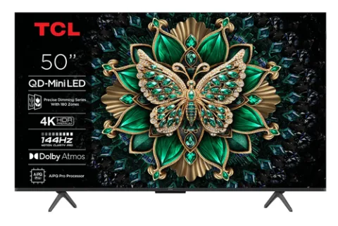 TCL 50Q6C TV 127 cm (50") 4K Ultra HD Smart TV Wi-Fi Metallic
