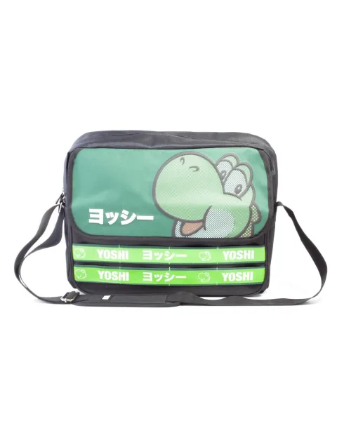Nintendo MB132182NTN rokassoma un pleca soma Melns Kurjera stila soma