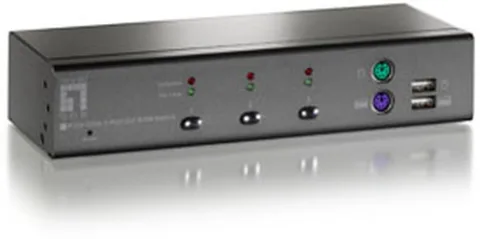 LevelOne 3-port DVI KVM Switch with Audio (KVM)