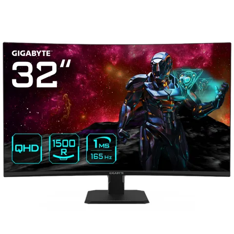 GIGABYTE GS32QC GS32QC EU, 31.5", QHD
