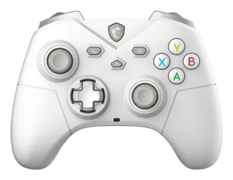 BREUNOR WHITE WIRELESS JOYPAD MSI FORCE GC300 Bluetooth, USB Type-C to A