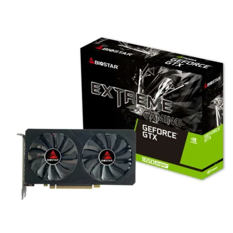 Graphics Card, BIOSTAR, NVIDIA GeForce GTX 1650 SUPER,4