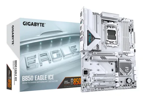 GIGABYTE B850 EAGLE ICE Motherboard - AMD Ryzen 9000 Series
