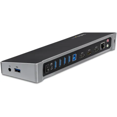 Triple-Monitor USB 3.0 Docking Station - 1x HDMI - 2x DisplayPort