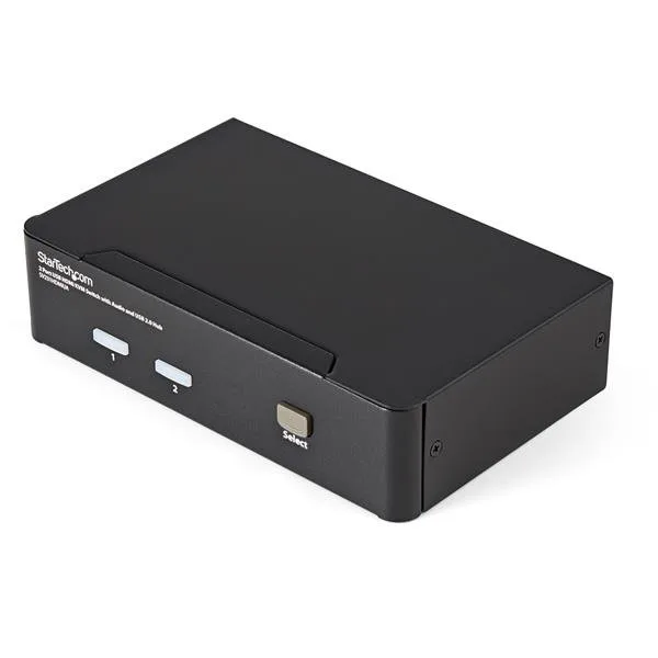 StarTech.com SV231HDMIUA (KVM) tastatūras/video/peļu pārslēgšanas mehānisms Melns