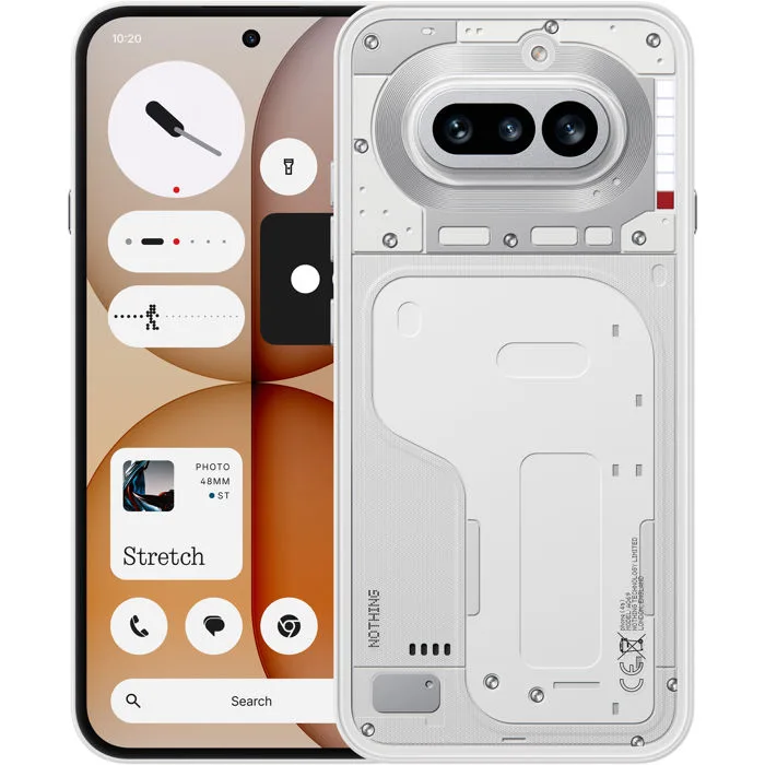 Mobitel Nothing Phone (4a), 6.78" 120Hz, 8GB RAM, 128GB Memorija, 5G, Bijeli