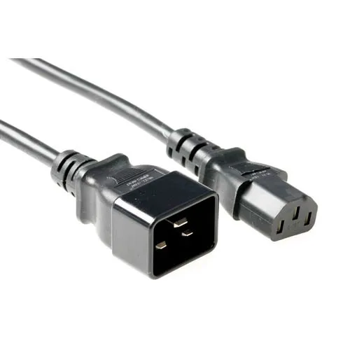 ACT AK5026 elektrības kabelis Melns 2 m C13 uzmava C20 uzmava