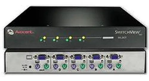Vertiv SWITCHVIEW DESKTOP KVM (KVM) tastatūras/video/peļu pārslēgšanas mehānisms
