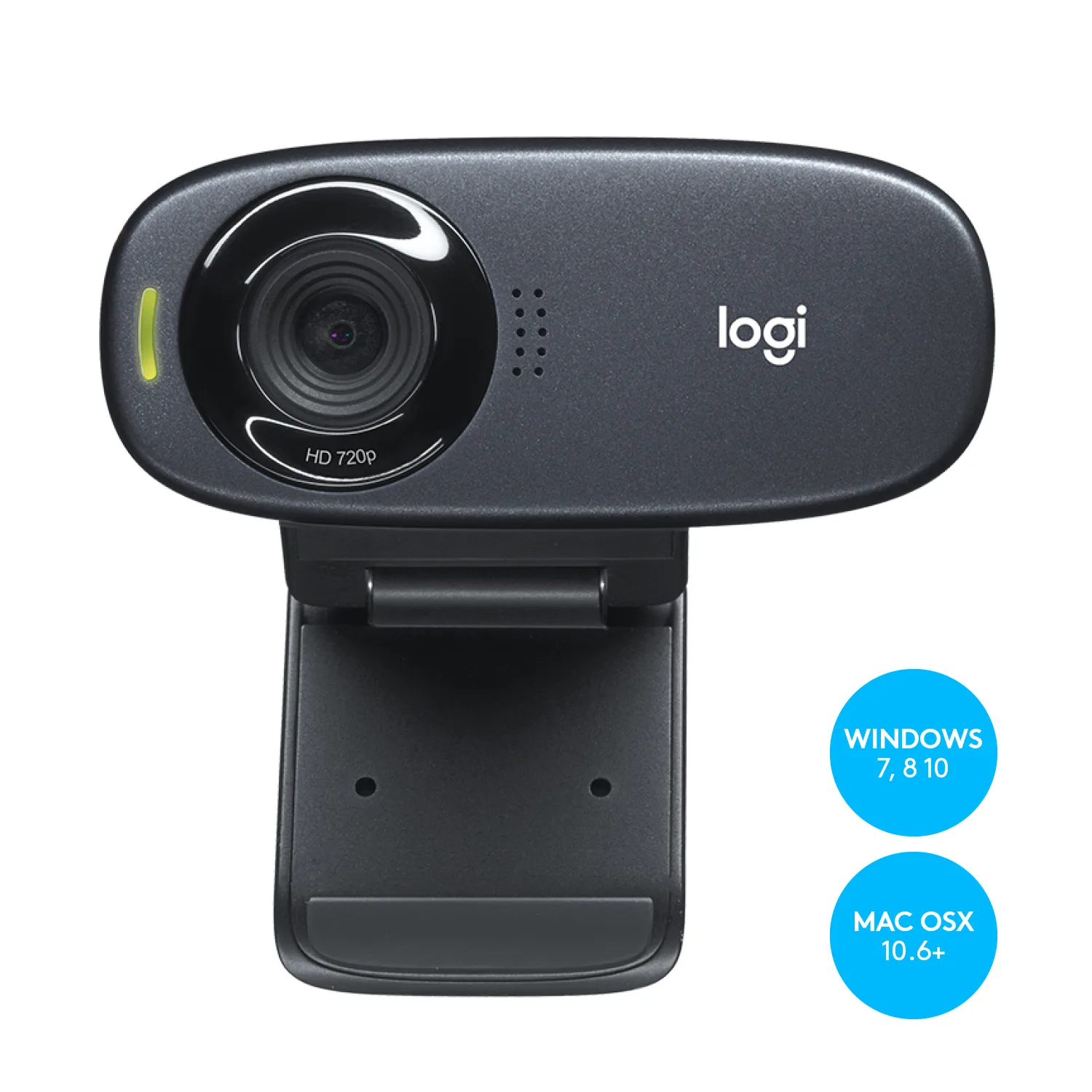 Logitech C310 HD vebkamera 5 MP 1280 x 720 pikseļi USB Melns