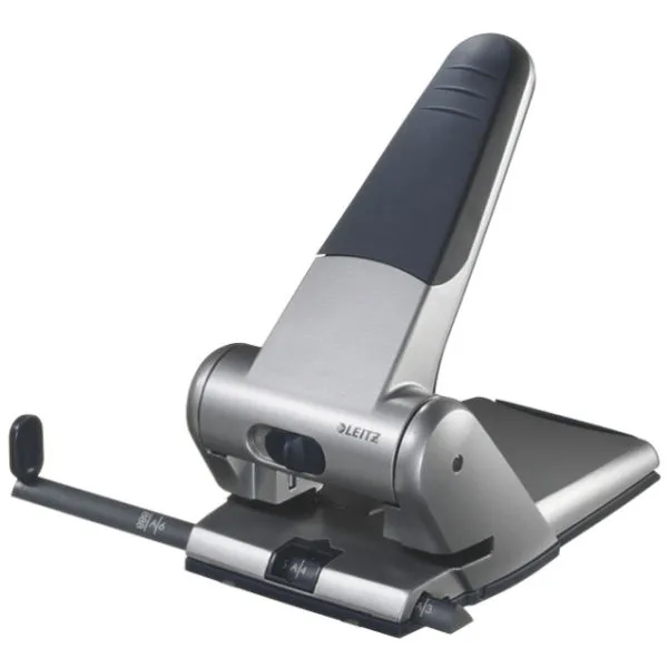 Leitz Heavy Duty Hole Punch 5180 papīra perforators 65 lapas Sudrabs