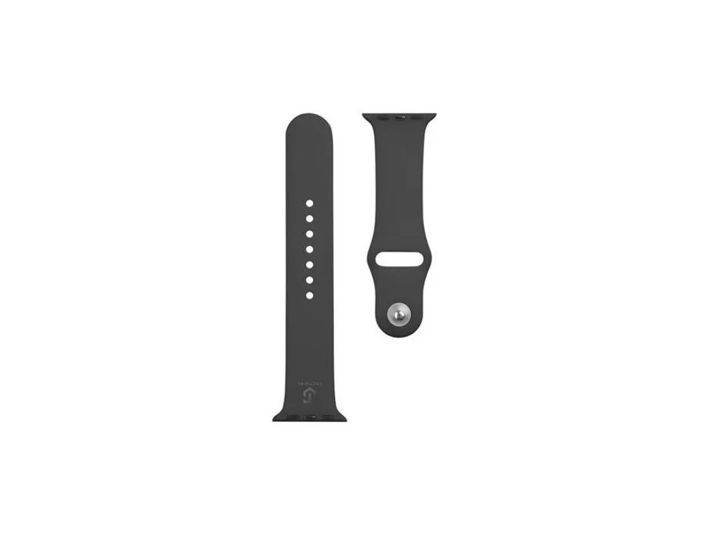 Tactical Silicon Strap Watch 1/2/3/4/5/6/7/SE 38/40/41mm Black