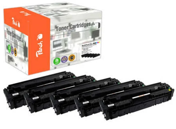 Peach 112088 tonera kārtridžs 5 pcs Saderība Melns, Tirkīzzils, Fuksīns, Dzeltens