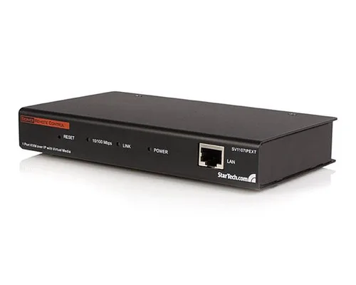 StarTech.com SV1107IPEXEU (KVM) tastatūras/video/peļu pārslēgšanas mehānisms Melns