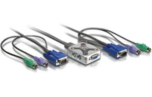 LevelOne KVM-0201 2 Port Pocket KVM PS/2 (KVM)